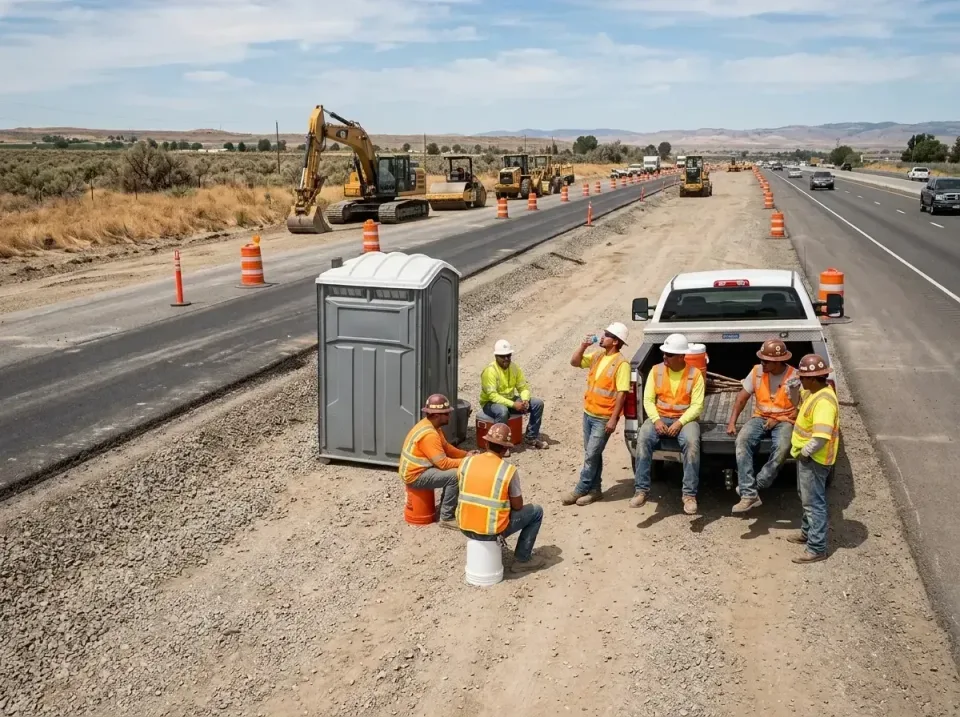 highway-road-construction-crew-007 — frequently asked questions, Porta Potty and Restroom Rentals in North Shore, CA